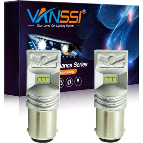 2pcs Super Bright 2000lm 1156 Ba15s P21W LED Reverse Bulbs 1157 Bay15d P21/5W LED Tail Brake Parking DRL Light Bulbs DC12-24V