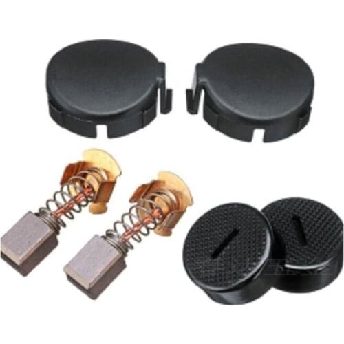 517A 3PCS Angle Grinder Carbon Brushes Carbon Brushes Brush Hat Electric Rotary Tool for Electric Motor Replacement