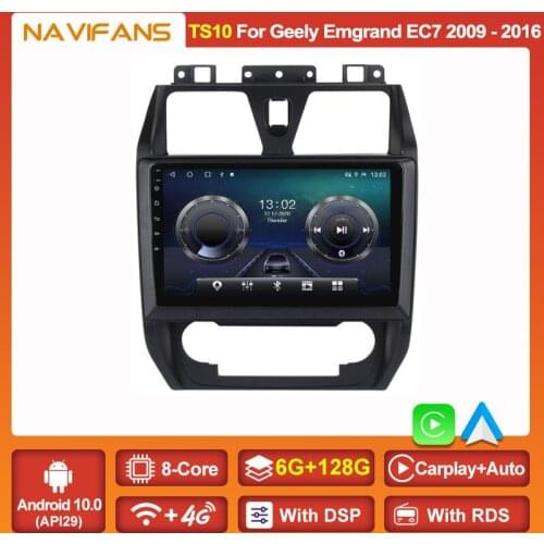 6G +128G Android 11 Car DVD Player Multimedia Radio For GEELY Emgrand EC7 2009 - 2012 2013 2016 GPS Navigation Head Unit Carplay