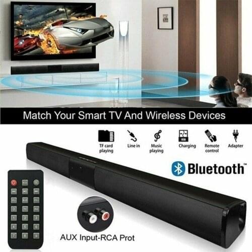 Wireless Soundbar With Wireless Sound Bar Speaker System TV Home Theater Soundbar Subwoofer