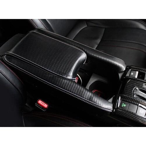 For Honda Civic 10th Gen 2016 2017 3pcs Car Center Console Lid Armrest Box Microfiber Leather Protection Cover