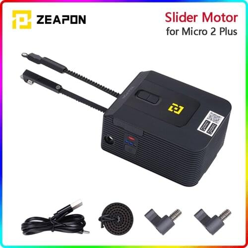 Zeapon Slider Motor for Micro 2 Plus Slider Ultra Silent Motor All-Direction Capacity 3 Adjustable Speeds Power-Off Protection