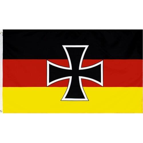 Yehoy hanging 90x150cm Germn Defence Minister Flag 2x3ft/3x5ft Black Cross DEU DE Germany Organization Banner