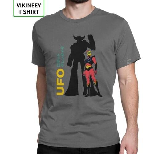 Grendizer UFO Robot Goldorack T-Shirts for Men Short Sleeve Fashion Tee Shirt Crew Neck Purified Cotton Clothes Gift T Shirt