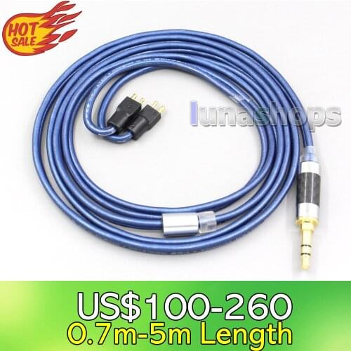 LN006810 High Definition 99% Pure Silver Earphone Cable For Fitear To Go! 334 private c435 mh334 Jaben 111(F111) MH333 223 22