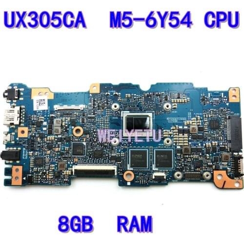 UX305CA Motherboard M5-6Y54 CPU 8GB RAM For ASUS Zenbook UX305CA UX305C U305C Laptop motherboard UX305CA Mainboard 100% Test