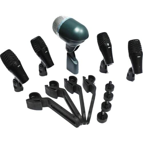 Beta52a E902 E904 E906 style bass kick snare tom drum kit set instrument dynamic microphone mic
