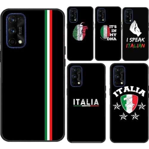 Italy Italia National Flag For OnePlus 9 Pro 7 8 T Nord 9R Case For Realme C3 C11 C15 C21 GT Neo Q3 6 7 8 Pro Cover