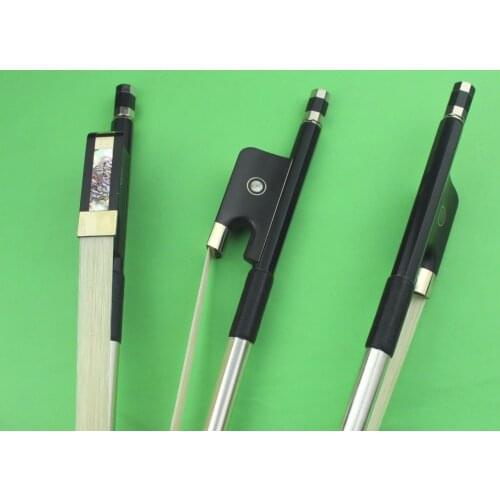 New Top Carbon fiber Double Bass Bow ebony frog 3/4 size high quality
