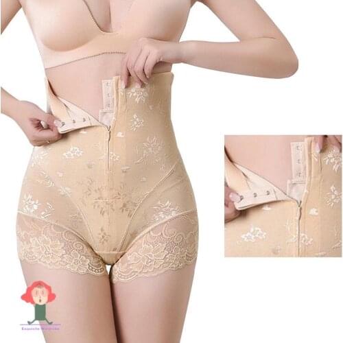 GirdlesforwomenFashionWomenHighWaistTrainerBodyZipShaper PantiesTummyBelly Control Slimming Wholesale Shapewear Girdle Underwear
