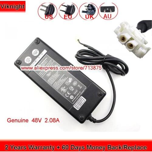 Genuine 9NA1000600 48V 2.08A AC Adapter for FSP HW-100-48AC14D Power Supply