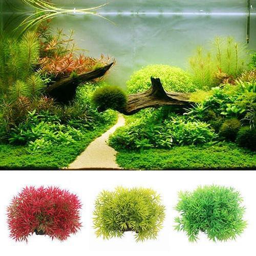 Water Grass Plastic Water Plant for Aquarium Fish Tank Ornaments Decoration