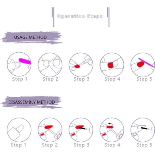 Q81B 24 Pieces Presson Long Coffin Gradient False Nails Set Full Cover Ballet Blue Clouds Fake Nails for Womens Girls