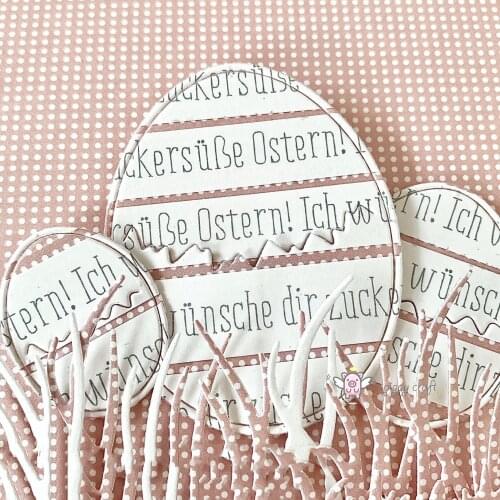 Mmao Crafts Metal Steel Cutting Dies New Easter eggs decoration Stencil For DIY Scrapbooking Paper/photo Cards Embossing Dies