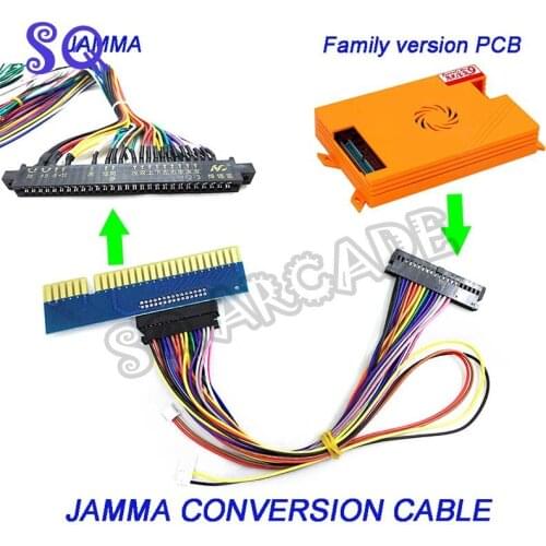 Family version to jamma version converter for arcade original pandora box converter board wire