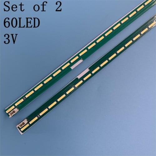 New 2 PCS/set 60LED LED backlight strip for LG 55UF6450 55UH6150 55UF6430 6916L-2318A 6916L-2319A 6922L-0159A 55UH615V 55UF770V