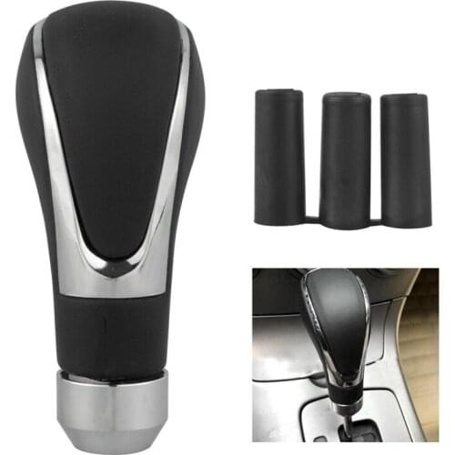 Universal Leather Manual Automatic Auto Car Gear Stick Shift Knob Shifter Lever For Honda Ford Jeep Hyundai