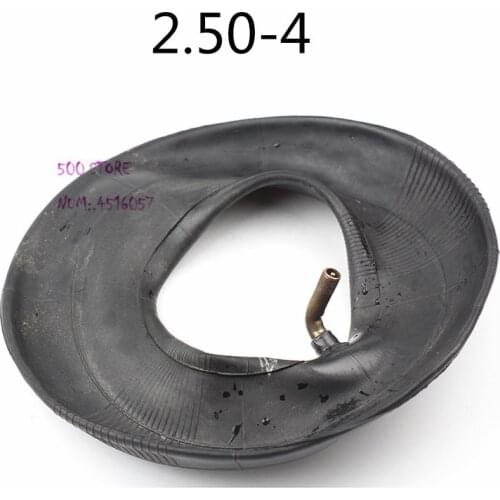 High quality Motorcycle tire Inner Tube 2.50-4 Tire metal valve Tube For Gas & Electric Scooter Bike