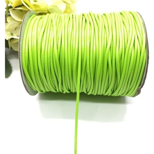 0.8/1.0/1.5/2.0mm Waxed Cotton Cord Waxed Thread Cord String Rope For Jewelry Making DIY Bracelet Necklace Accessories #10