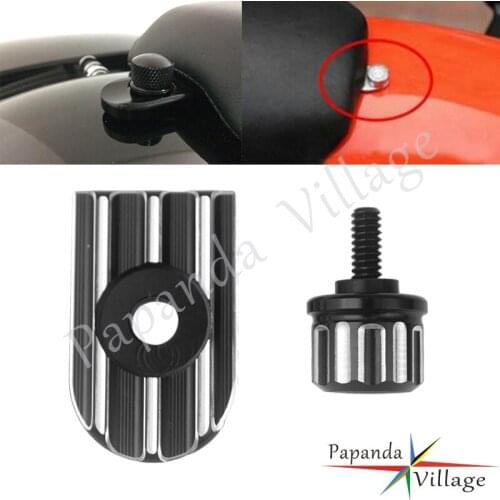 1/4-20 Thread Aluminum Seat Tab Bolt Screw For Harley Street Bob Wide Street Road Ultra Glide Touring FXDB FXDF FXDL 1996-2017