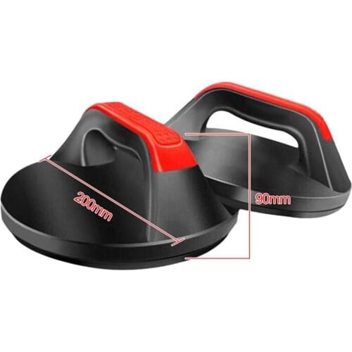 1 Pair Round Push-Ups Stands Rotatable 360° Non-slip Push Up Rack Home Fitness Equipment for Body Building Gym Exercise 20x9cm