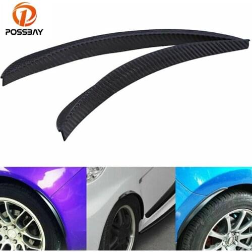 2Pcs Car Wheel Eyebrow Trim Lips Strip Fender Protective Carbon Fiber Look Body Kit Universal Mud Guard Splash Flap for Nissan