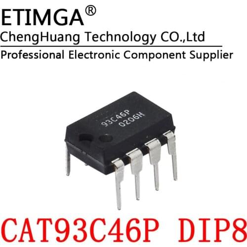 2PCS/LOT CAT93C46P 93C46P DIP-8 Storage