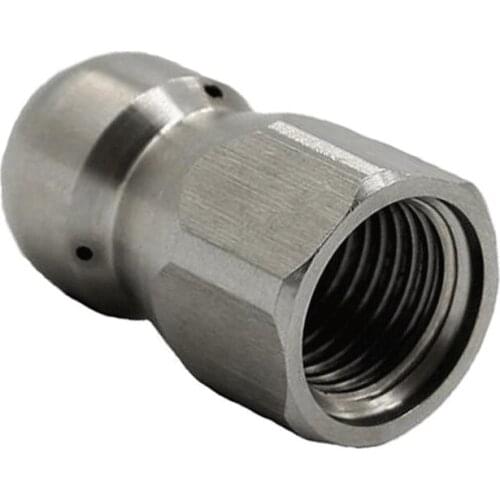 3/8 Rotating Spinning Drain Sewer Jetting Nozzle Button Nose Hose Nozzle