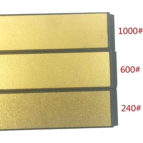 3pcs Knife Sharpener Plating Titanium Diamond Whetstone Kitchen Grinding Stone N58C