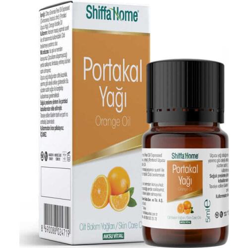 Aksu Vital Shiffa Home Orange Oil 5 ml Orange Oil Natural Healthy Useful Supplement Vitamin Moisturizer Nutritious Adult Posfor