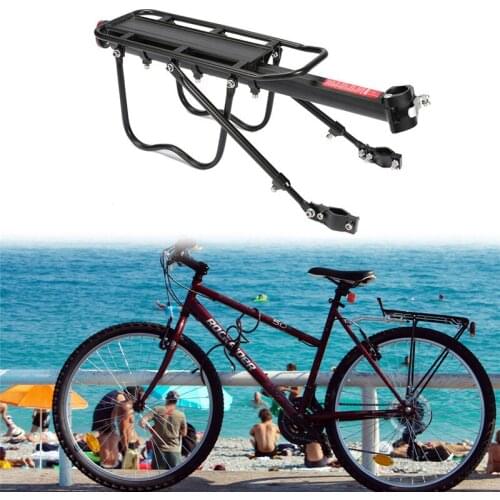 Bike Luggage Cargo Rack Bike Luggage Carrier Adjustable 2-Strong-Leg Cargo Carrier Bicycle Saddle Bag Holder Mount Bike Parts