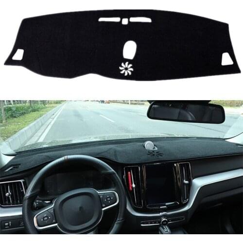 For VOLVO XC60 2018 2019 2020 Dashboard Cover Mat Pad Dashmat Dash Anti-UV Sun Shade Instrument Carpet Protector Car Accessories