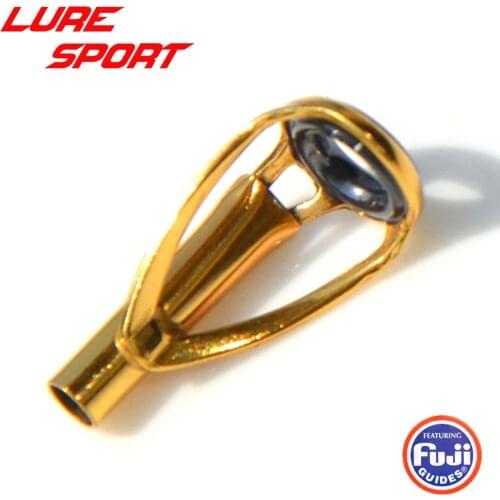 FUJI IGLGST Guide 2pcs Gold Frame SIC Ring Rod Building Component Fishing Pole Repair DIY Accessory