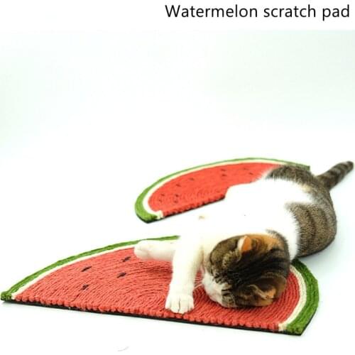 Cat Scratch Board Creative Sisal Watermelon Cat Scratching Pad Cat Toy Grinding Claw Pet Products