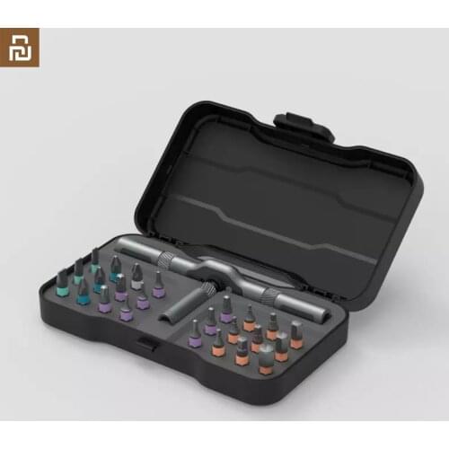 YouPin DUKA RS2 RS1 24 in 1 Multi-purpose Ratchet Wrench Screwdriver S2 Magnetic Bits Tools Set DIY Household Repair Tool