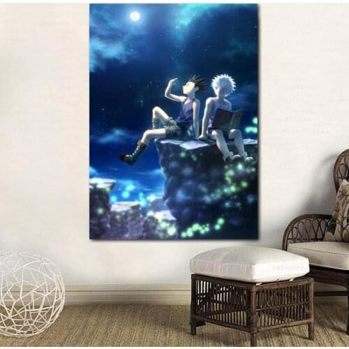 Home Decoration Canvas Modular Wall Artwork Picture Hunter X Hunter Anime Painting Nordic Printed Style Poster For Children Room