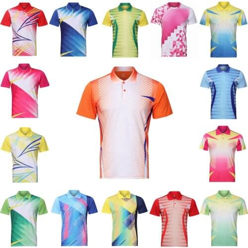 New Women/Men tennis training jerseys table tennis clothes men T Shirts Sportswear Quick Dry breathable badminton shirt Jerseys