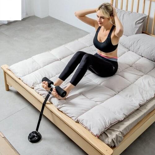 Gym Equipment Exercised Abdomen Arms Stomach Thighs LegsThin Fitness Suction Cup Type Sit Up Bar Self-Suction abs machine