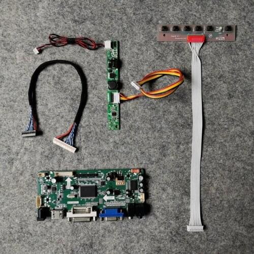 LCD monitor controller board M.NT68676 VGA+DVI 1366*768 30-Pin LVDS DIY kit WLDE 60Hz Fit MT185WHM/DV185WHM/MV185WHM matrix