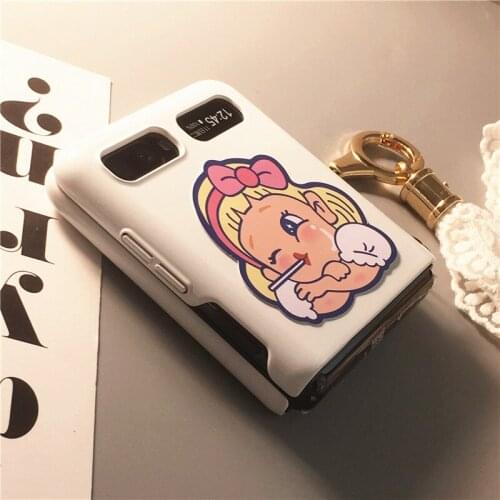 For Samsung Galaxy Z flip 5g mobile phone case hanging rope f7070 folding screen zflip protective case