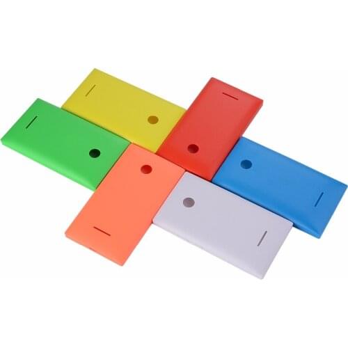 For Nokia 435 532 Housing Battery Door Back Cover + side button total 7 colors