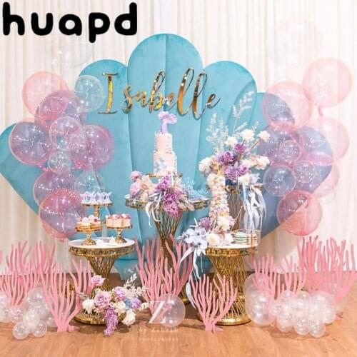 10/18/24/36 Inch Color Crystal Balloon Round Bobo Transparent Balloon Wedding Helium Inflatable Ball Decoration