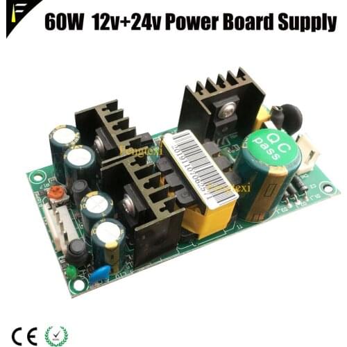 60w 24v/60w 12v LED Simple Beam Moving Head Light Power Board Supply Model 60w24v12v Replacement Spare Part Power Board
