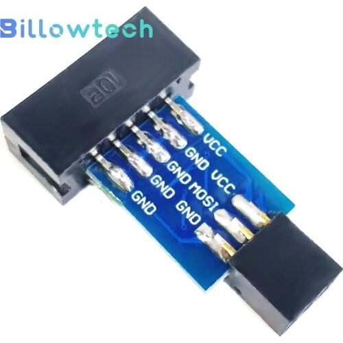 AVRISP/USBasp/STK500 10PIN to 6PIN standard conversion seat ISP adapter board module