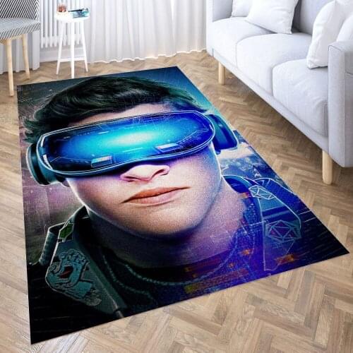 Ready Player One Carpet for Living Room 3D Anime Cartoon Rug Gamer Teen Room Bedside Lounge Rug Kids Children Floor Mats