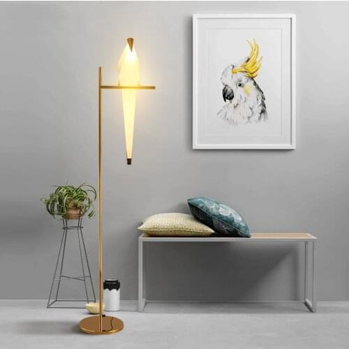 Nordic Creative Floor Lamp Living Room Simple Leisure Modern Study Bedroom Bedside Personality Thousand Paper Cranes Cafe LED