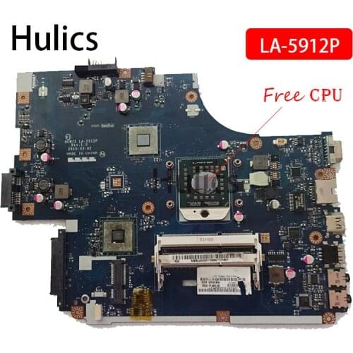 Hulics Original NEW75 LA-5912P MBNA102001 Laptop Motherboard For Acer aspire 5551 5551G main board