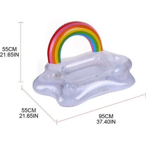 Float Mat Summer Swimming Pool Drink/Beer Set for Kids/Friend/Family Play with Kids Sunbath/Relaxing Float Bed