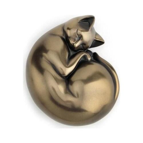 Veronica cold cast copper sculpture Abstract cat birthday gift craft decorative ornaments export boutique time limited special