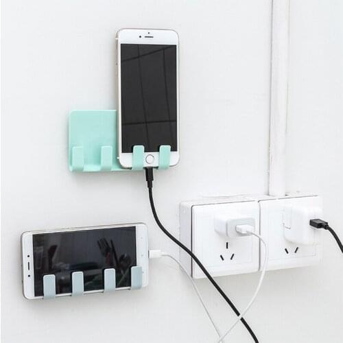 Multifunction Pothook Universal Wall Charger stands For iPhone Phone Holder For Samsung Bracket Phone Stand
